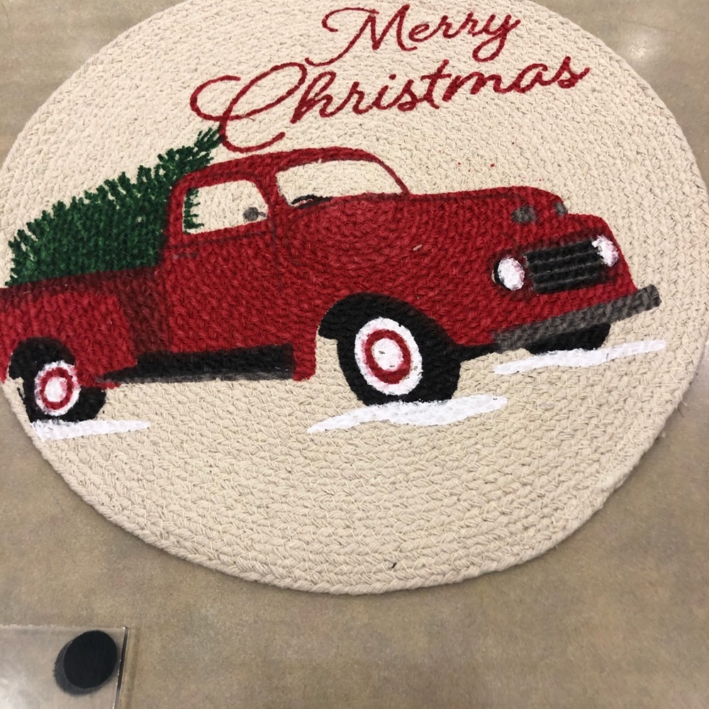 Placemats Holiday Red Truck